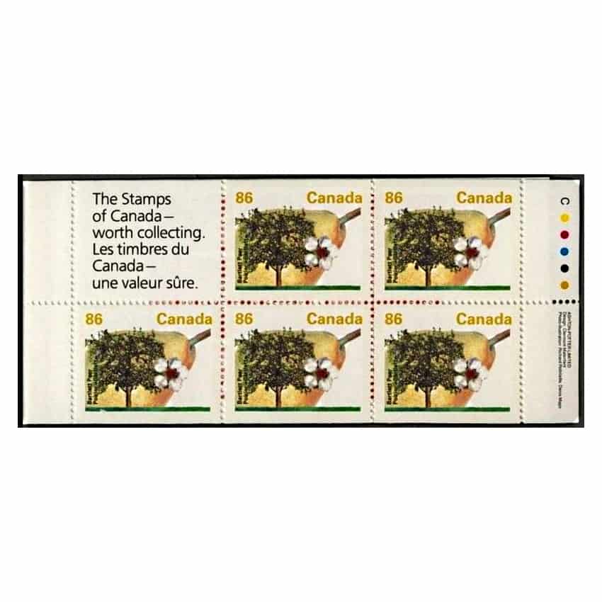 Canada 1992. Trees Folder: Bartlett Pear (MNH) MI MH0-167