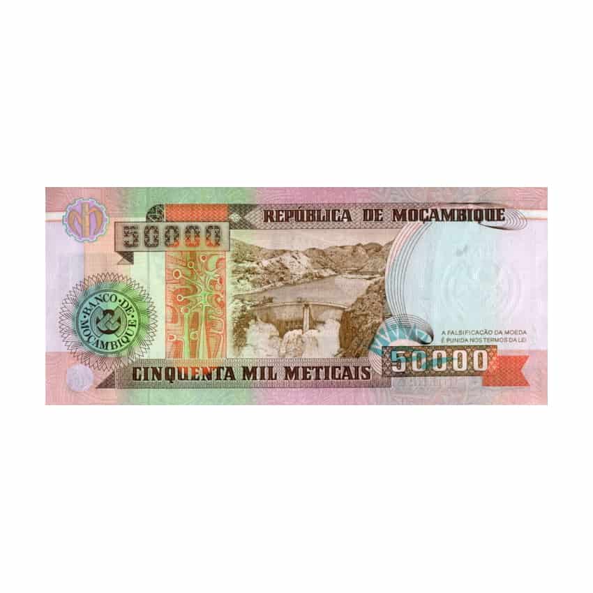 Mozambique 1993. 50,000 metical (UNC) - P-138