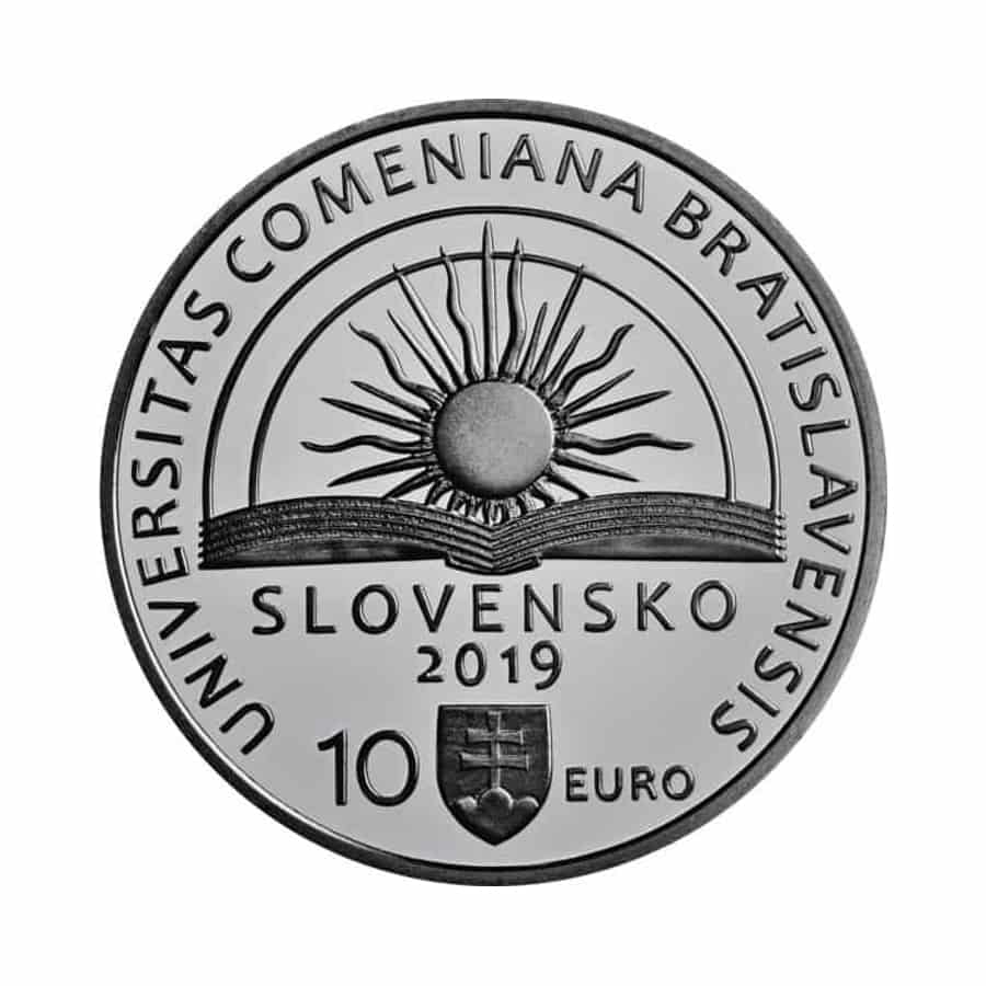 Slovakia 2019. €10 Silver. Comenius University. Bratislava (BU) - UC#218