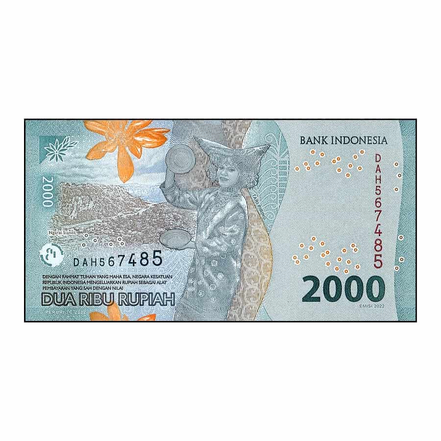 Indonesia 2020. 2000 rupees (UNC) - P#163