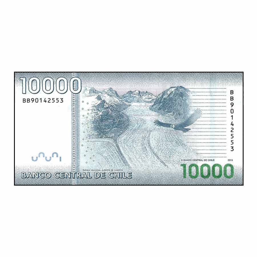 Chile 2019. 10,000 pesos (VF) - P#164h