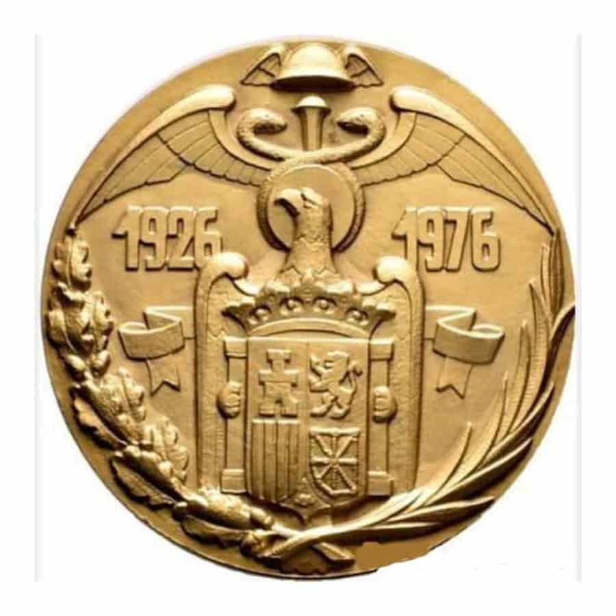 Spain 1976. Fiftieth Anniversary Medal for Commercial Agents. Bronze