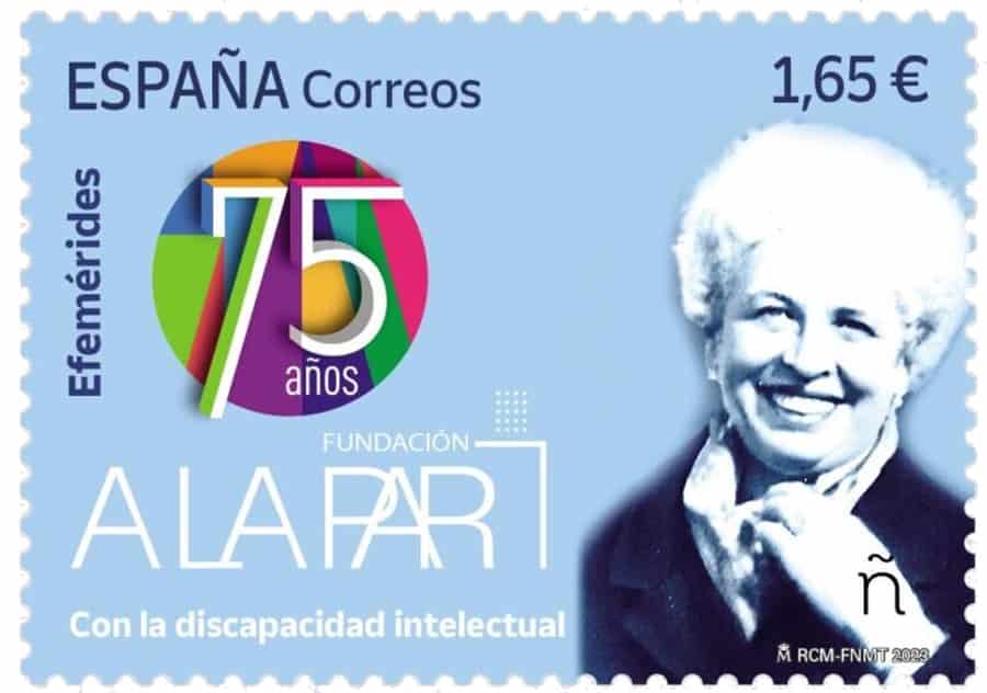 Spain 2023. Ephemeris. 75 years A la Par Foundation (MNH) FE#6305