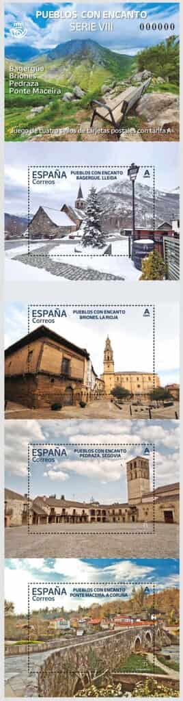 Spain 2023. Charming towns portfolio. Series VIII (MNH) FE#6306