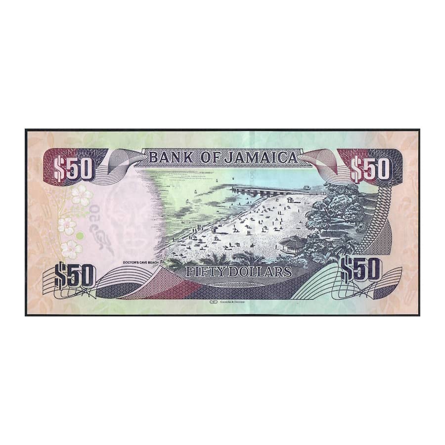 Jamaica 2020 [BLL] 50 dólares. Samuel Sharpe (SC)