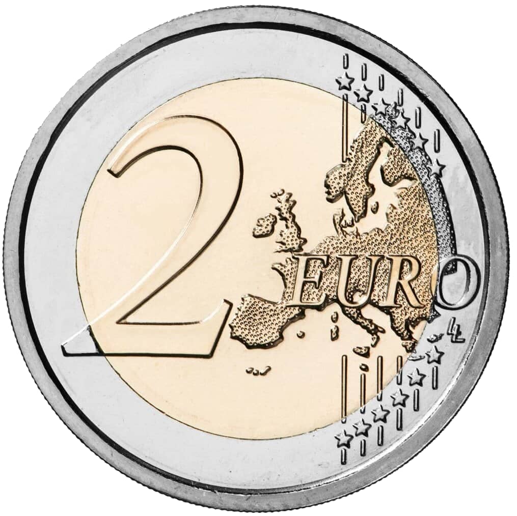 Estonia 2023 [MND] 2€. El pájaro nacional de Estonia: Golondrina (SC)