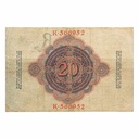 Alemania 1910. 20 Marcos (F) - WPM P-40a