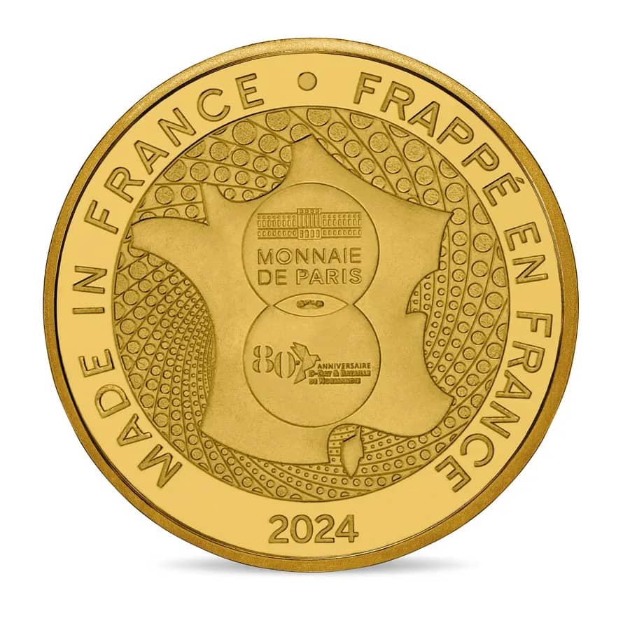 Francia 2024 [MDL] Medalla 80 Aniversario del D-Day (N)