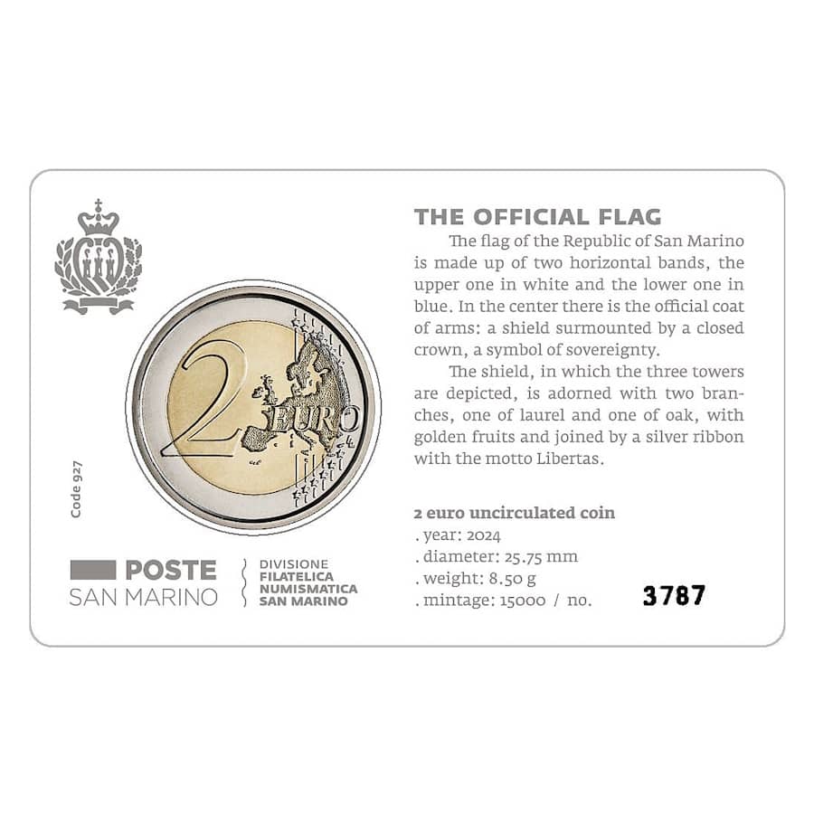 San Marino 2024 [MND] CoinCard 2€ 2024 (SC)