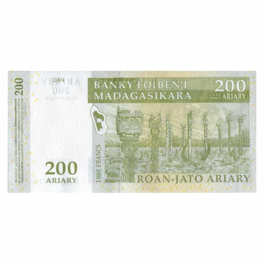 Madagascar 2004. 100 Ariary Tipo b (UNC) - P-86b