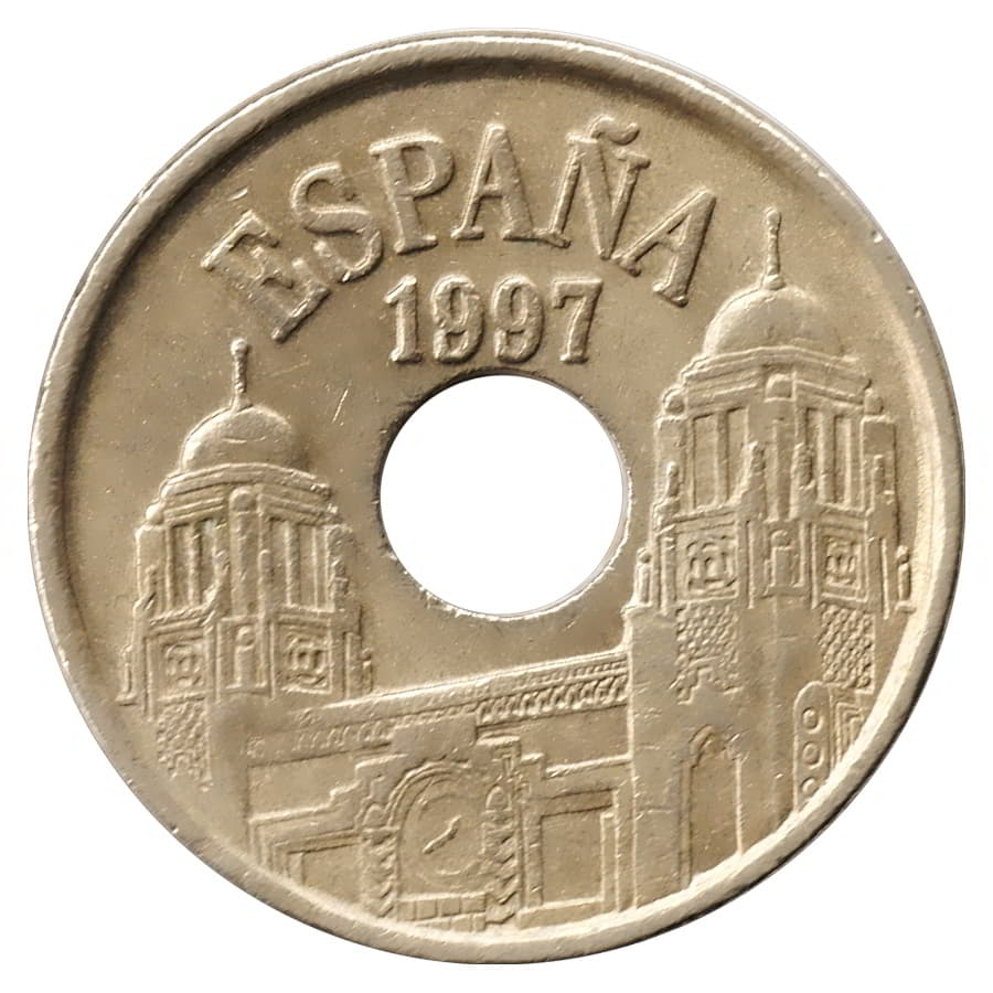 España 1997 [MND] 25 pesetas. Melilla. Juan Carlos I (MBC)