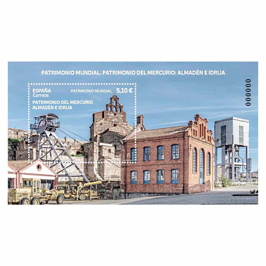 España 2022, HB Patrimonio del mercurio (MNH) - COLNET 22.10.18