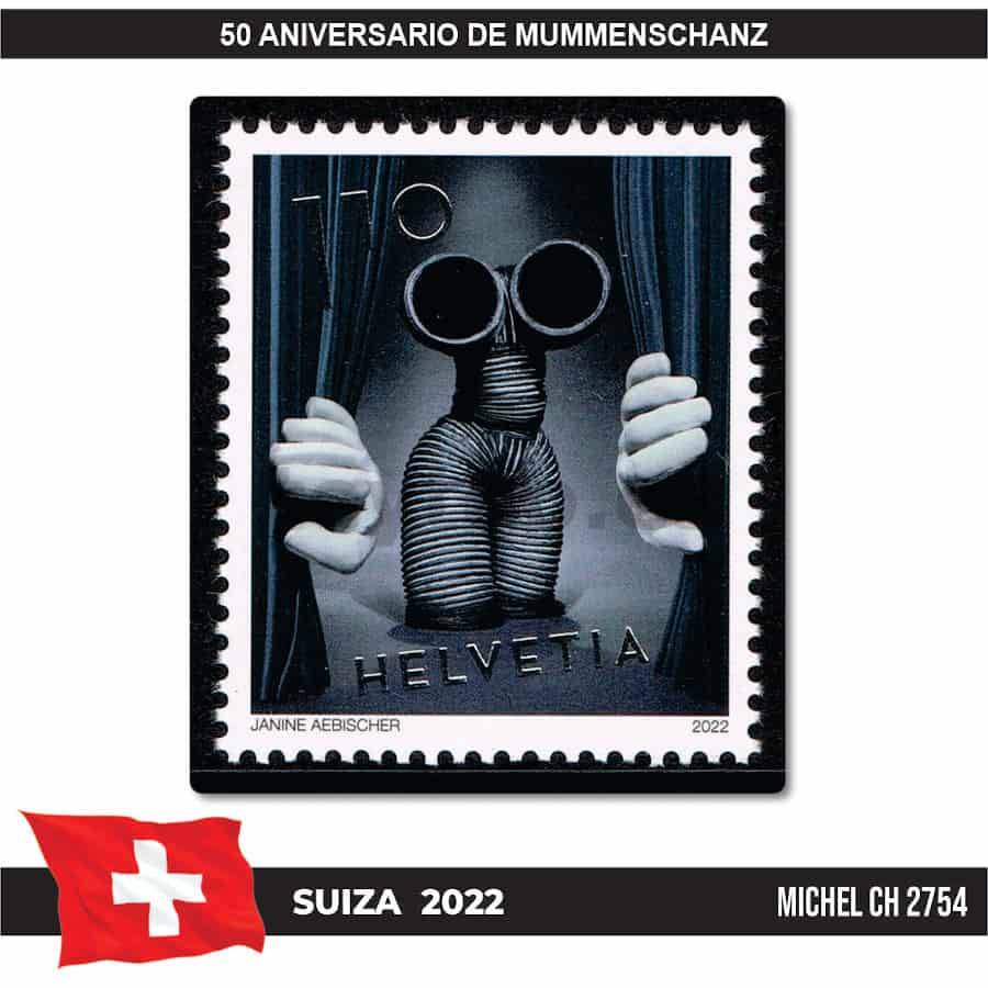 Suiza 2022. 50 Aniversario de Mummenschanz (MNH) MI#2754