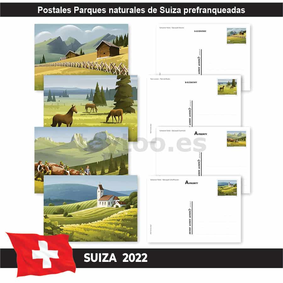 Switzerland 2022. EP. Swiss Nature Parks Series (N)