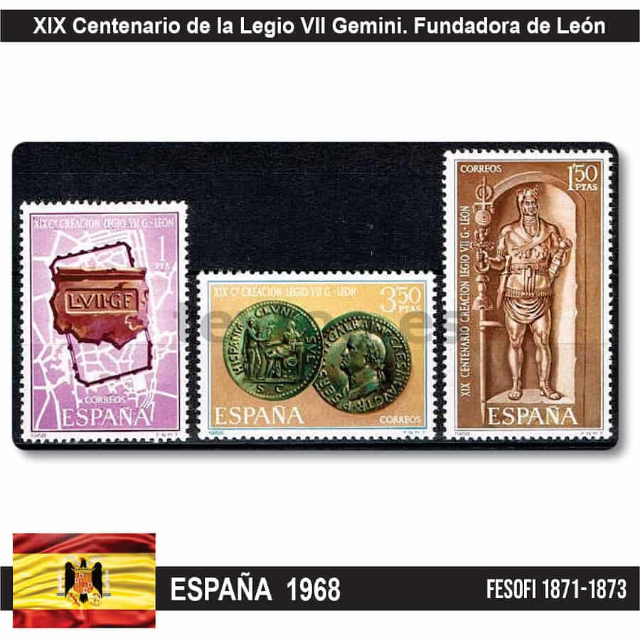 España 1968.  Día Mundial del Sello (MNH) FE#1869-1870 (copia)