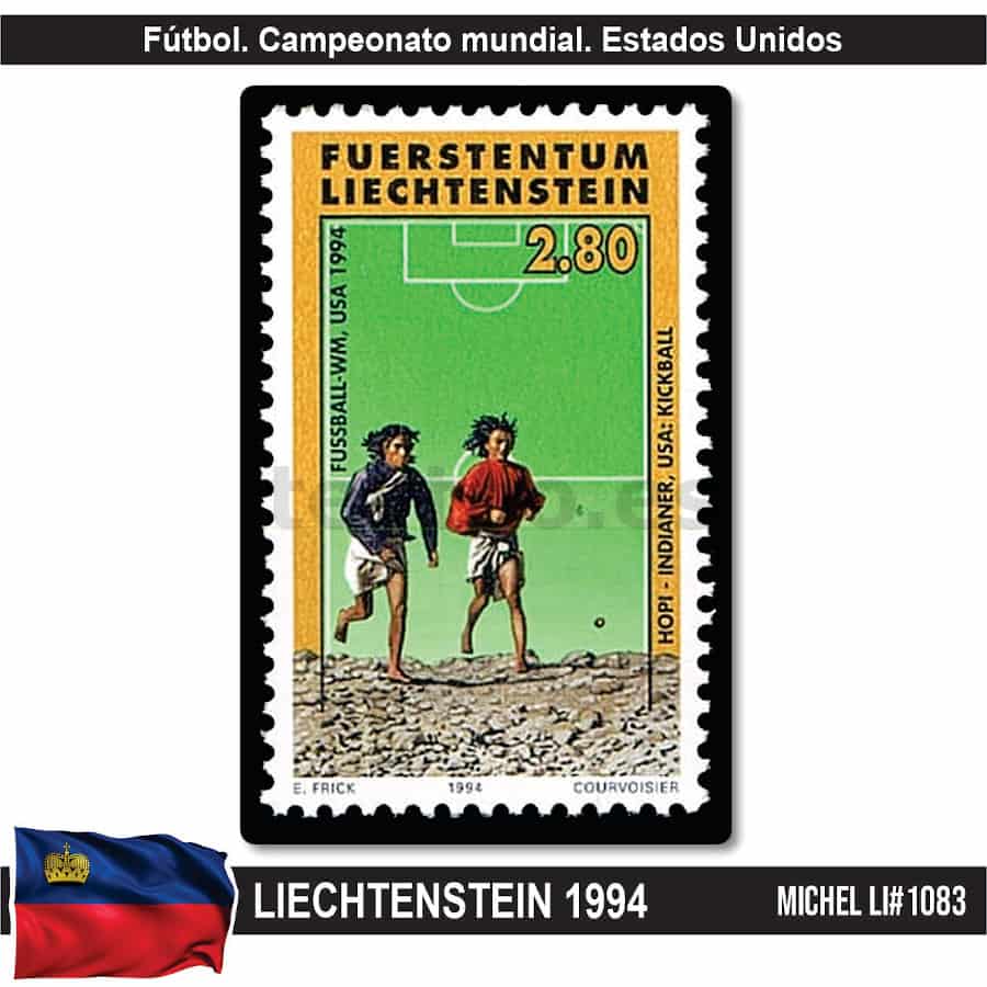 Liechtenstein 1994. Fútbol. Campeonato mundial. EE.UU. (MNH) MI#1083