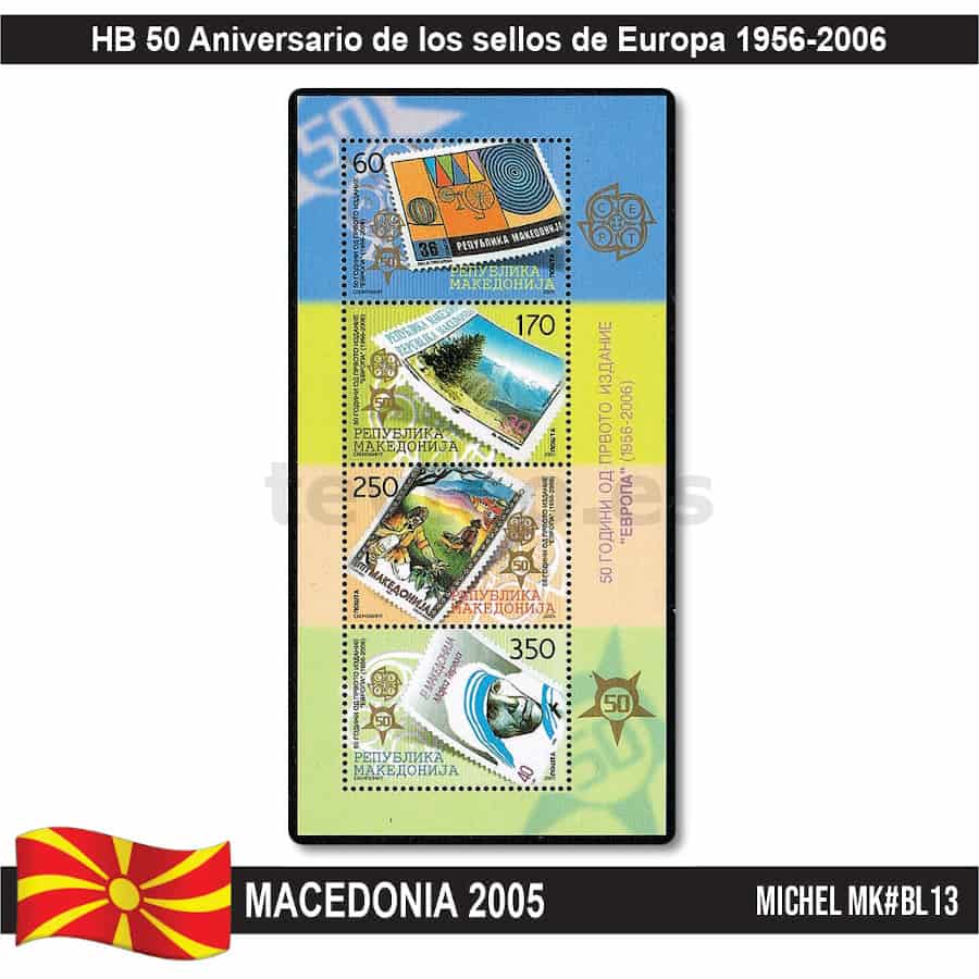 Eslovenia 2005. HB 50 Aniversario de los sellos de Europa (MNH) MI#BL23 (copia)