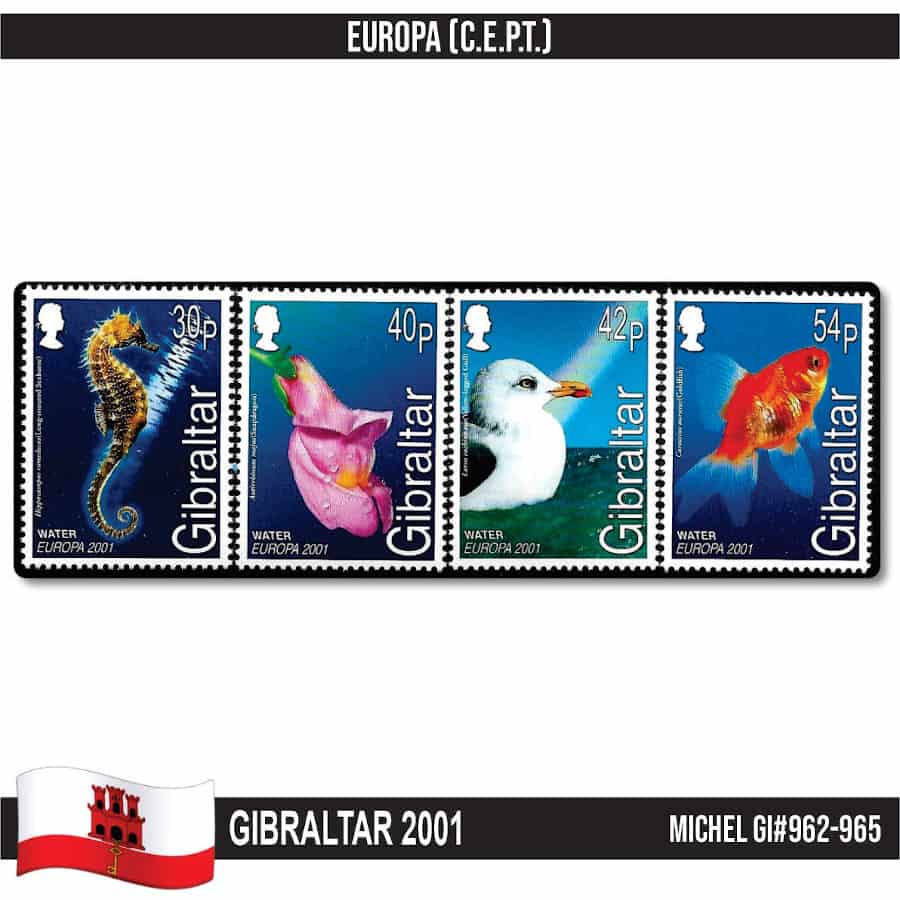 Gibraltar 2001. Europa (MNH) MI#962-965