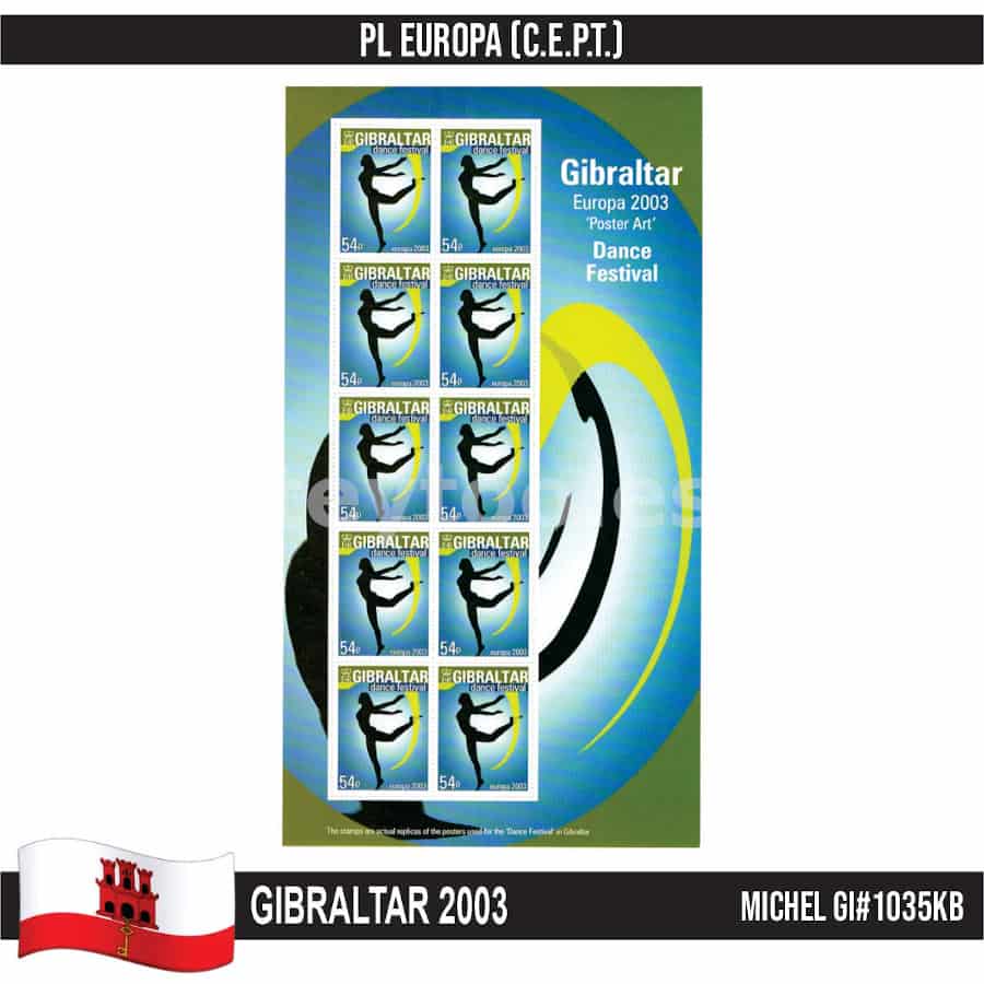 Gibraltar 2003. PL Europa (CEPT) (MNH) MI#1035KB