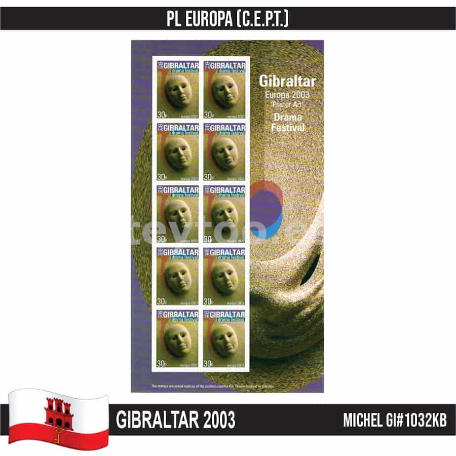 Gibraltar 2003. PL Europa (CEPT) (MNH) MI#1032KB