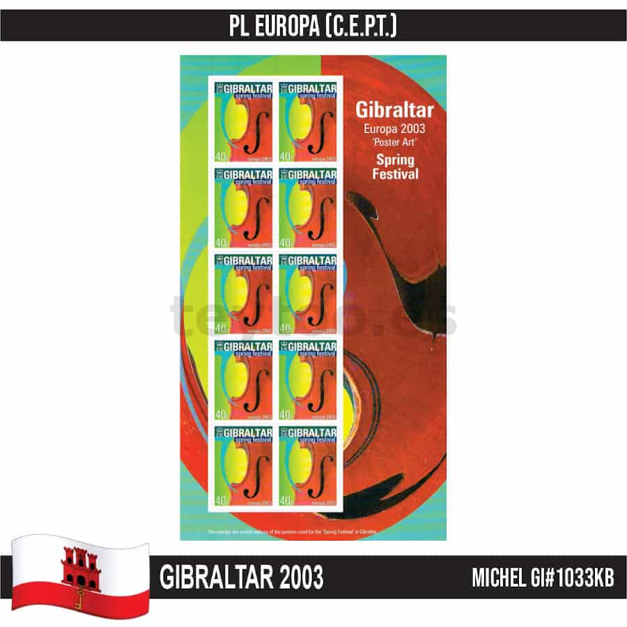 Gibraltar 2003. PL Europa (CEPT) (MNH) MI#1033KB