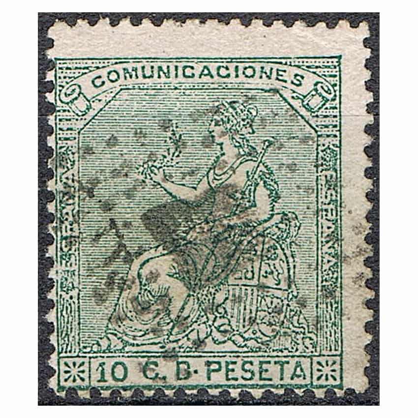 España 1873. I República, 10 c (U) - EDIFIL 133