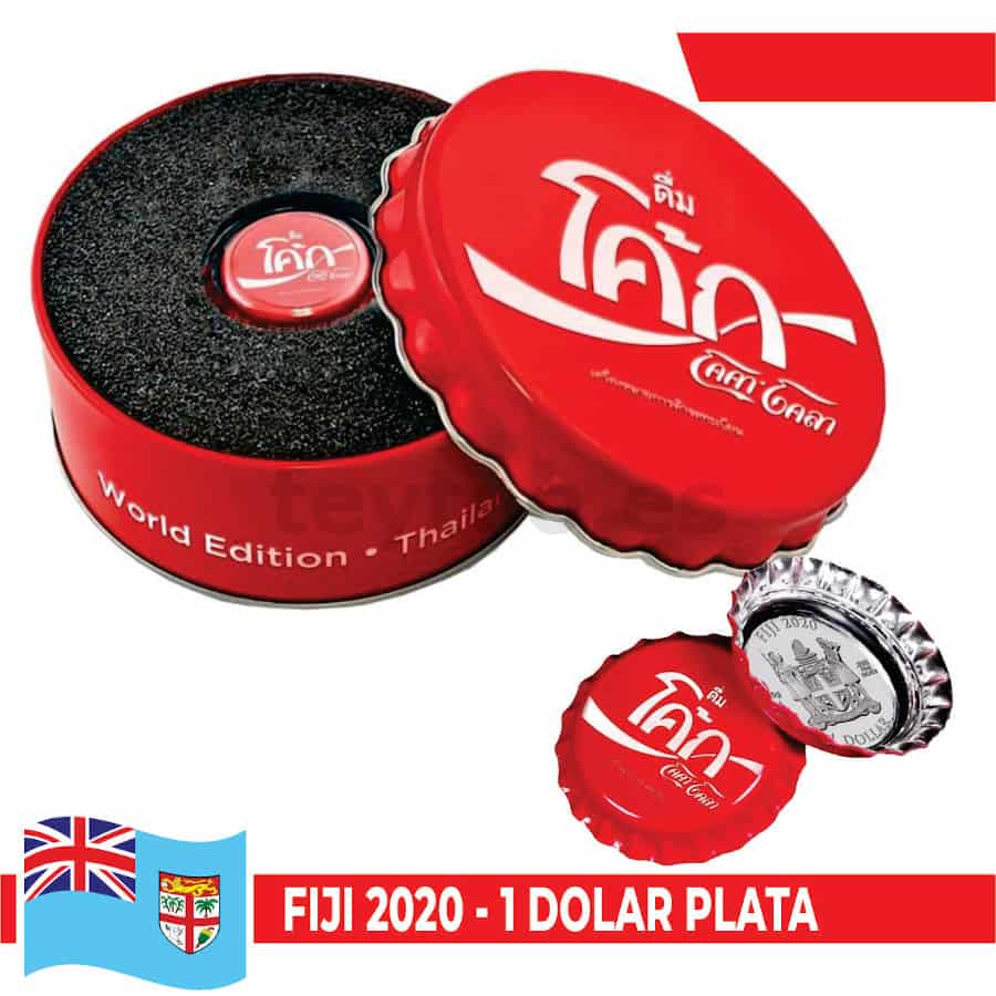 Fiji 2020. $1 Silver. Coca Cola. Thailand (BU)