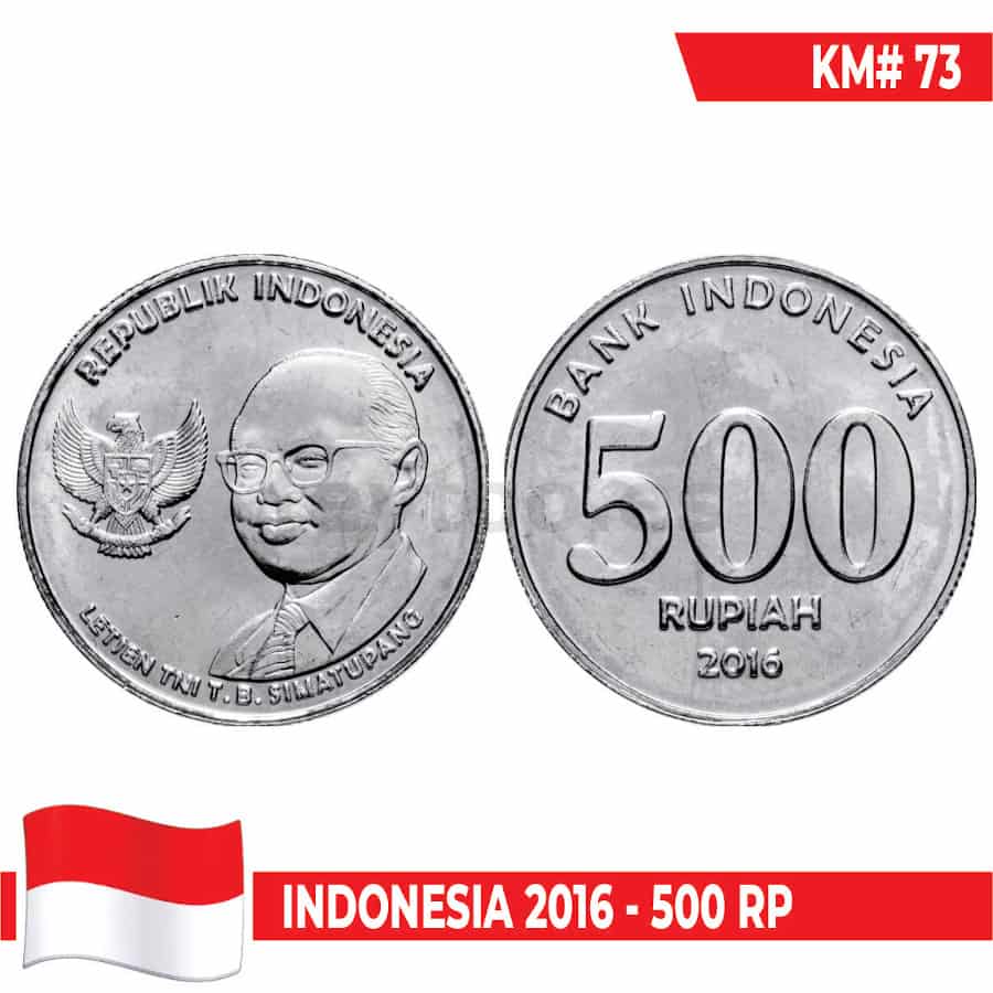 Indonesia 2016. 500 Rp. T. B. Simatupang (UNC) UC#73