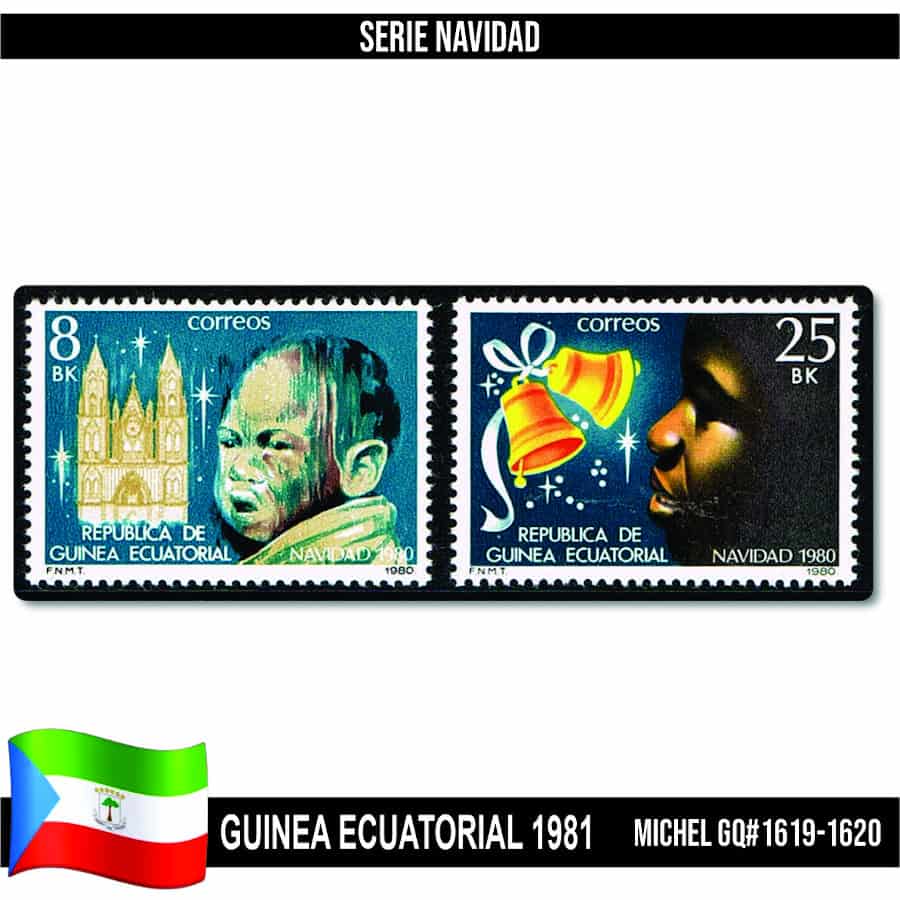 Equatorial Guinea 1981. Christmas (MNH) MI#1619-1620