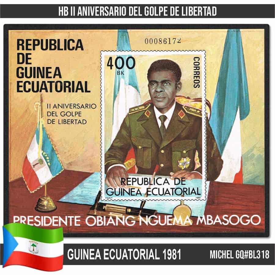 Equatorial Guinea 1981. HB II Anniversary of Freedom (MNH) MI#BL318