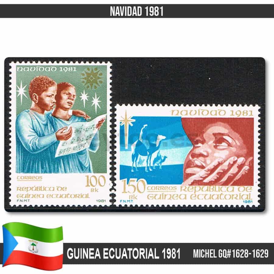 Equatorial Guinea 1981. Christmas 1981 (MNH) MI#1628-1629