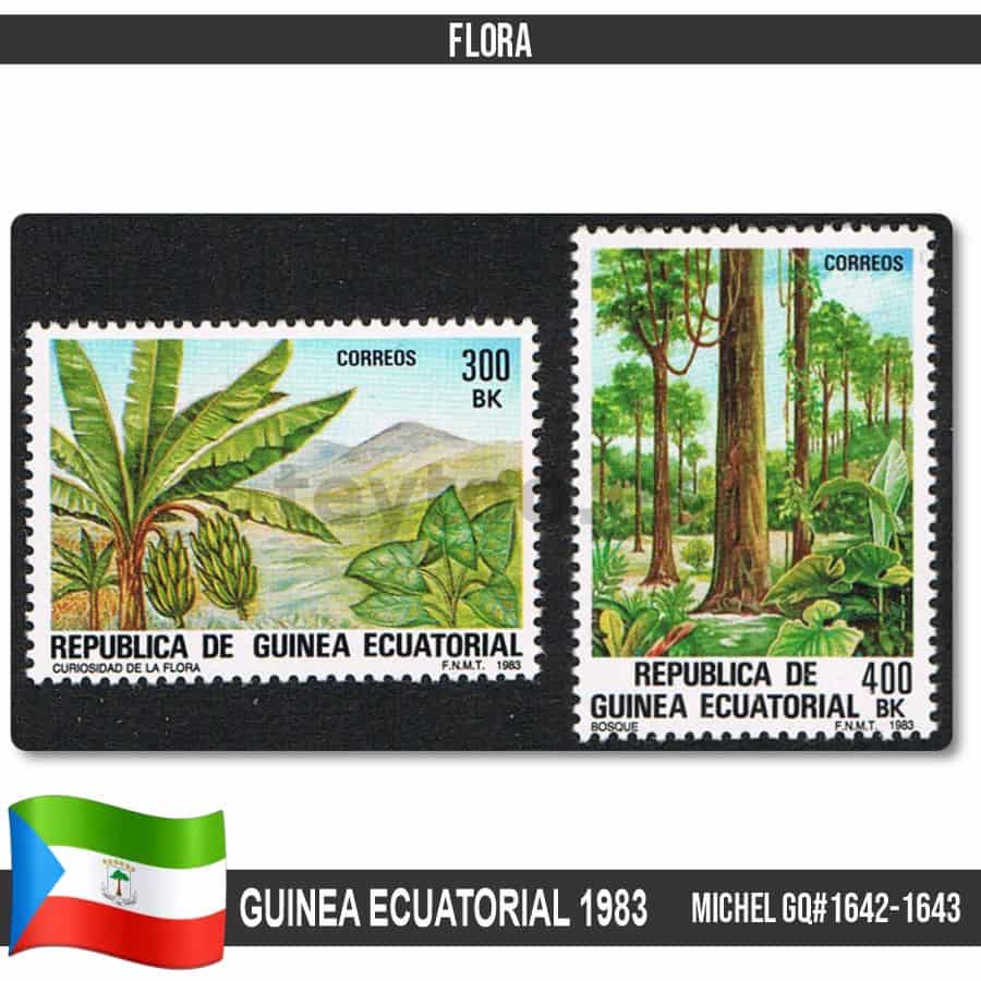 Equatorial Guinea 1983. Flora (MNH) MI#1642-1643