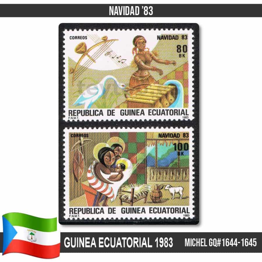 Equatorial Guinea 1983. Christmas (MNH) MI#1644-1645