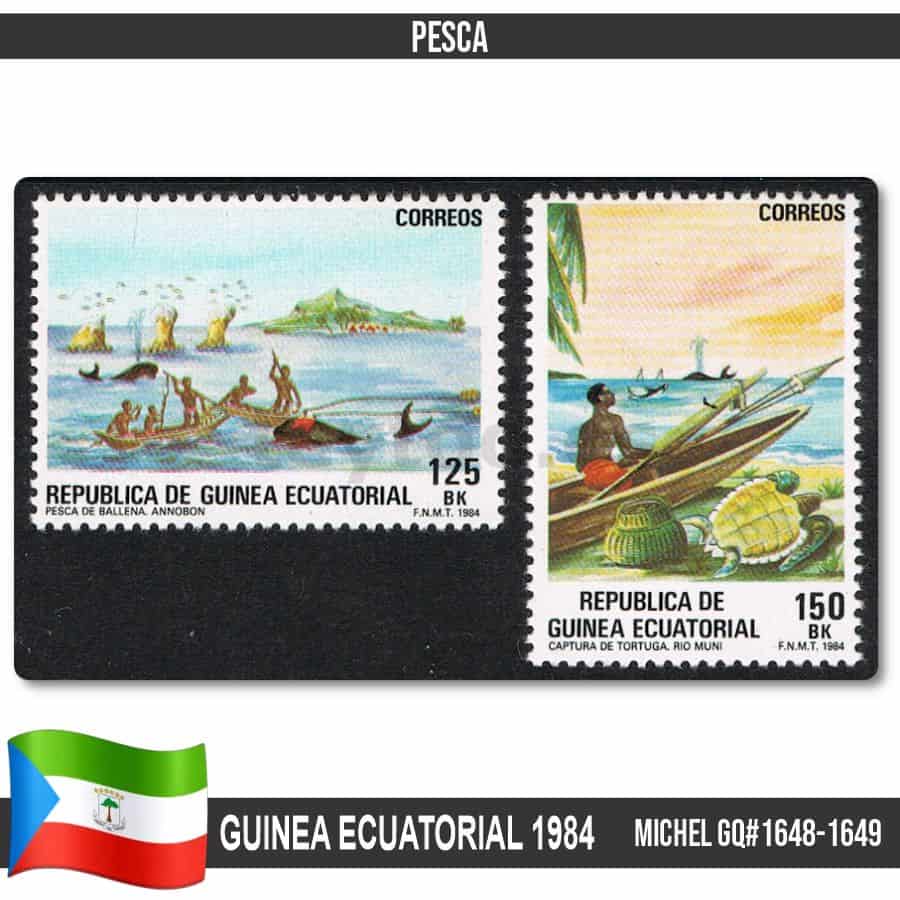 Equatorial Guinea 1984. Fisheries (MNH) MI#1648-1649