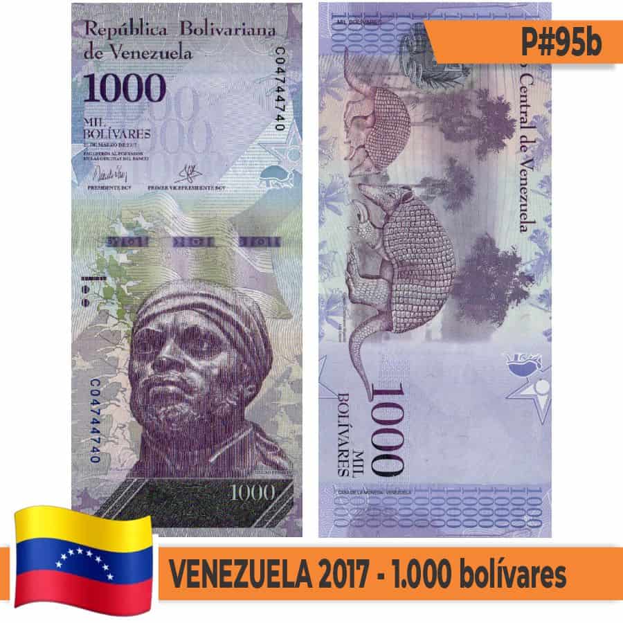 Venezuela 2017 [BLL] 1000 Kugelschreiber, schwarz (SC)