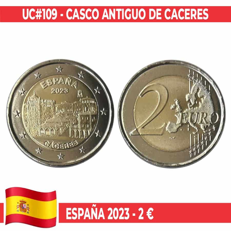 España 2022. 2€. Programa Erasmus (UNC) - UCOIN UC108 (copia)