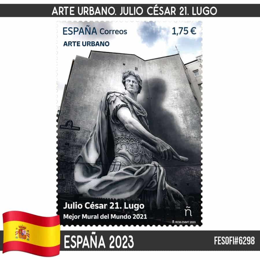 España 2023. Arte Urbano. Julio César 21. Lugo (MNH) FE#6298