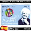 España 2023. Efemérides. 75 años Fundación A la Par (MNH) FE#6305