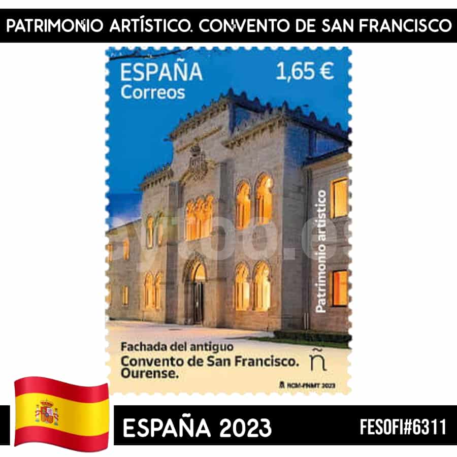 España 2023. Patrimonio Artístico. Convento de San Francisco (MNH) FE#6311