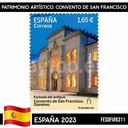 España 2023. Patrimonio Artístico. Convento de San Francisco (MNH) FE#6311