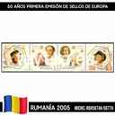 Rumanía 2005. 50 años de los sellos de Europa (MNH) MI#5974A-5977A