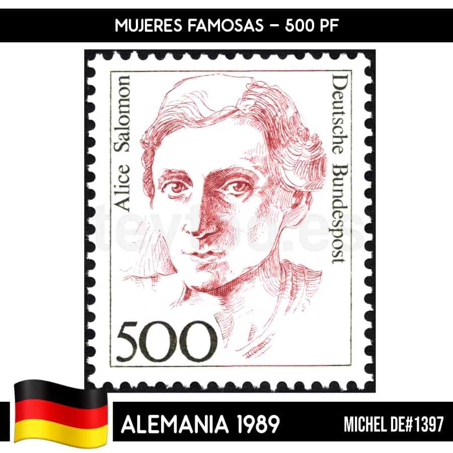 Alemania 1988. Mujeres famosas. 240 Pf (U) MI#1392 (copia)