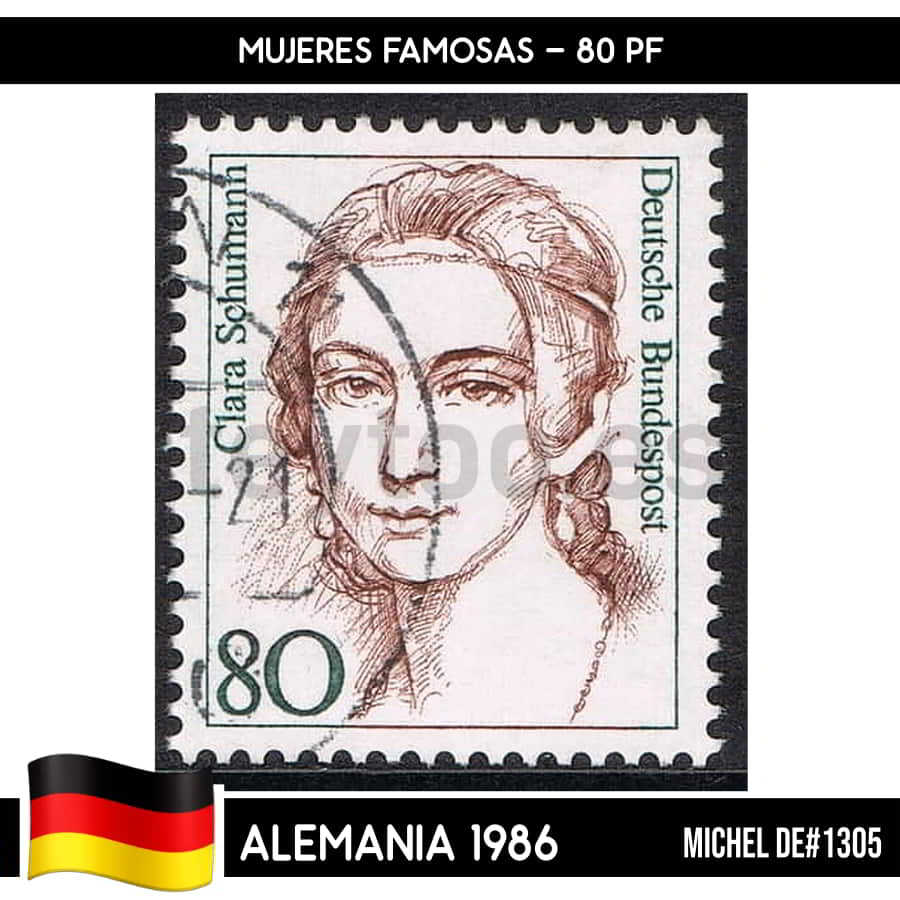 Alemania 1986. Mujeres Famosas (U) MI#1304-1305 (copia)