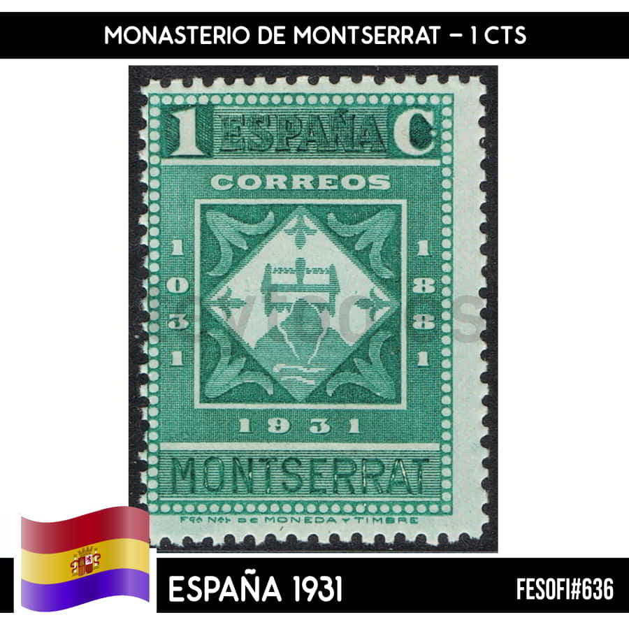 España 1931. Congreso Unión Panamericana, 25 cts (MNH) FE#632 (copia)