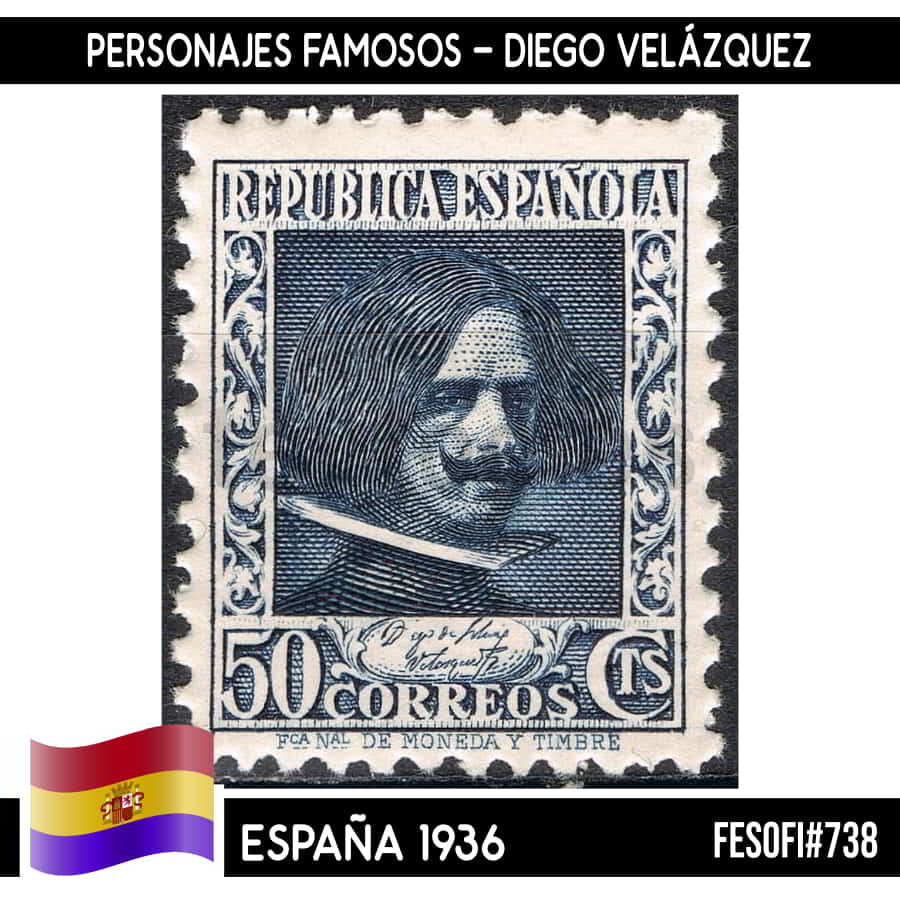 España 1936. Personajes III, 50c. (MNH) FE#738