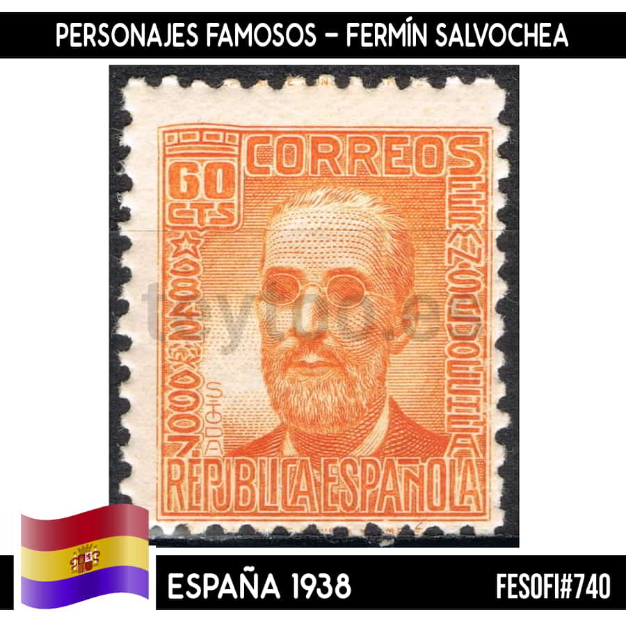 España 1937. 3 centenario muerte de Gregorio Fernández (MNH) FES#726 (copia)