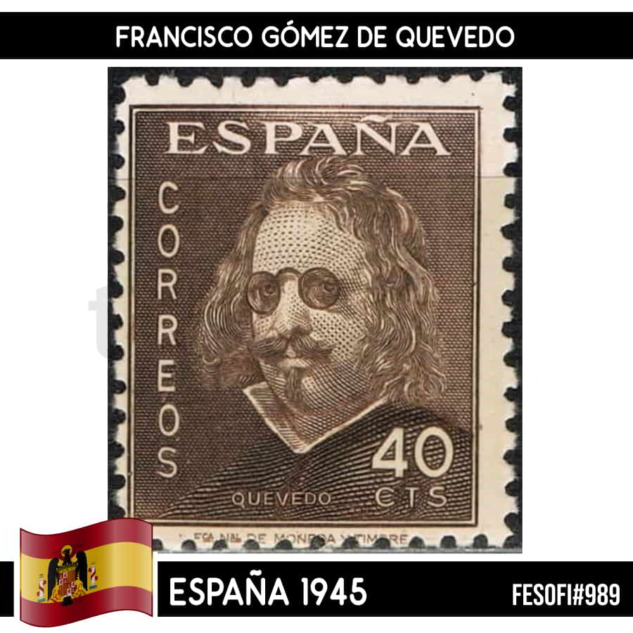 España 1942. General Franco, 40 cts (MNH) FES#953 (copia)