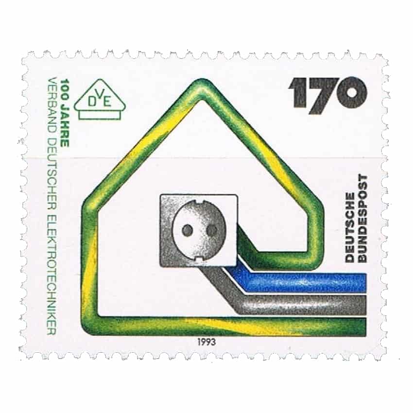 Alemania 1993, Asociación de electromecánicos (MNH) - SCOTT 1774