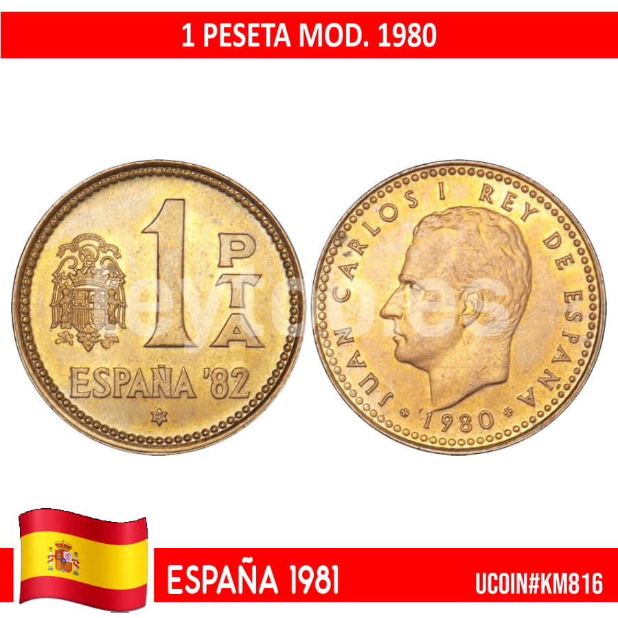 Spain 1981. 1 pts. Model 1980 (SC) UC#816