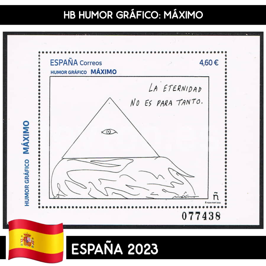 España 2023. HB Humor Gráfico: Máximo (MNH)